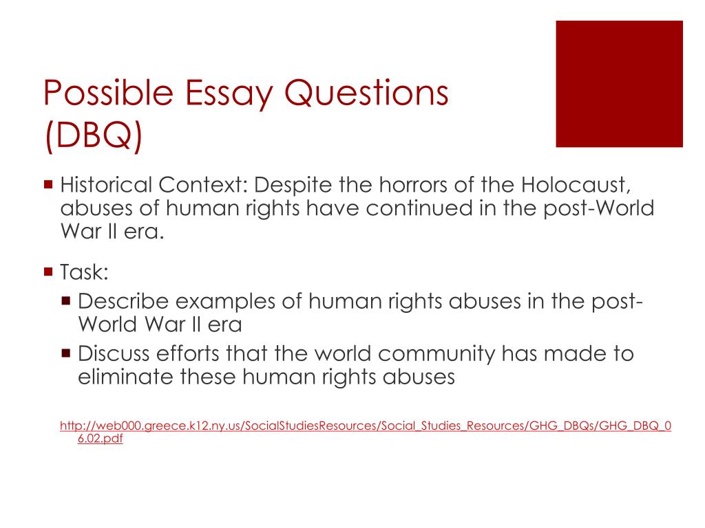 Human Right Essay