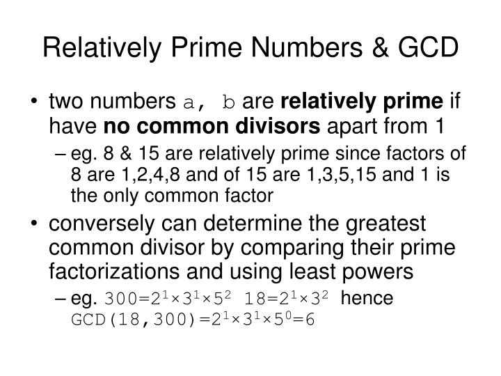 what are relatively prime numbers what are relatively prime numbers