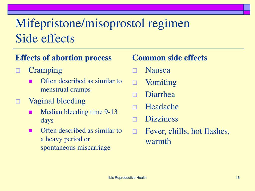 cytotec side effects pregnancy