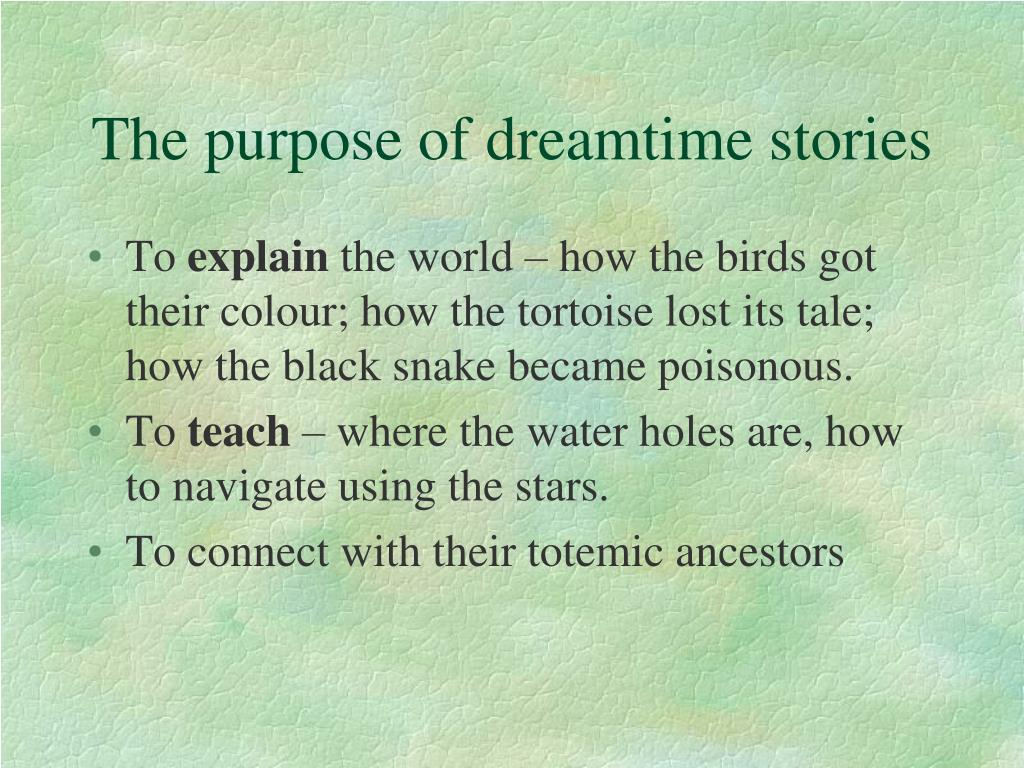 Origin Of The Term Dreamtime