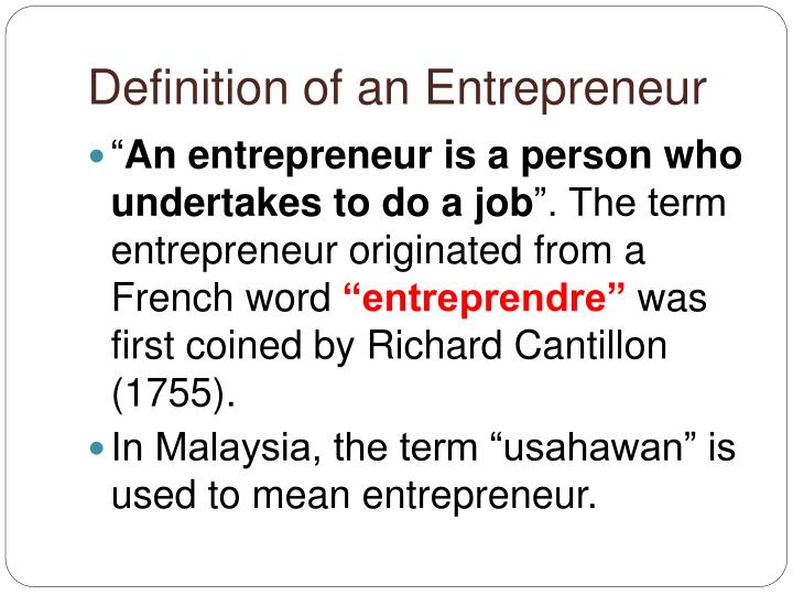 What's The Definition Of Entrepreneur PPT - Theories & Concepts of Entrepreneurship PowerPoint Presentation