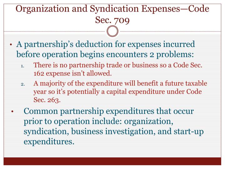 Code Section 263 ppt chapter 4 calculation of partnership taxable income Code Section 263 ppt chapter 4 calculation of partnership taxable income