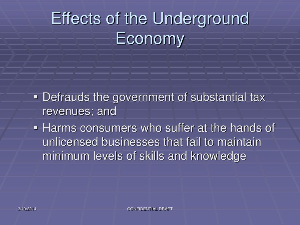 Underground economy