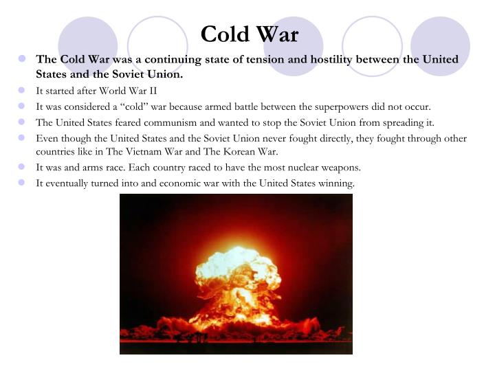 why is the cold war called cold war why is the cold war called cold war