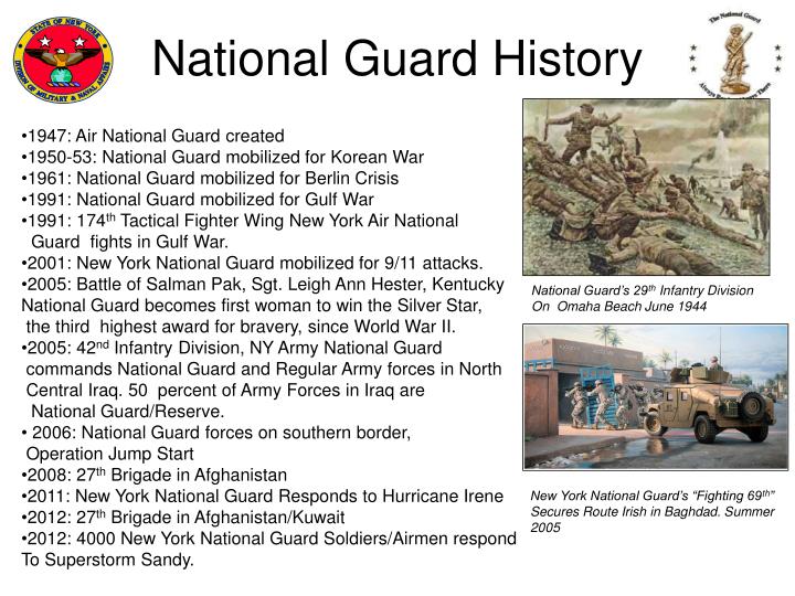 ppt new york national guard 101 powerpoint presentation national guard powerpoint templates