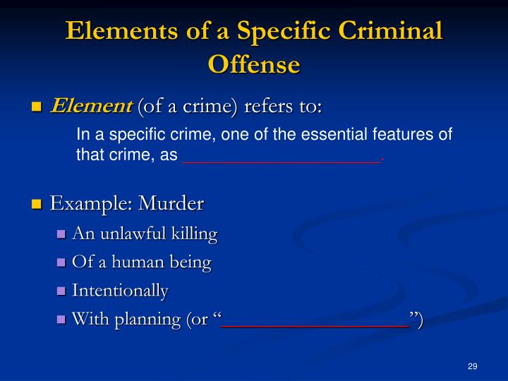 PPT Criminal Law Chapter 3 PowerPoint Presentation ID1410146
