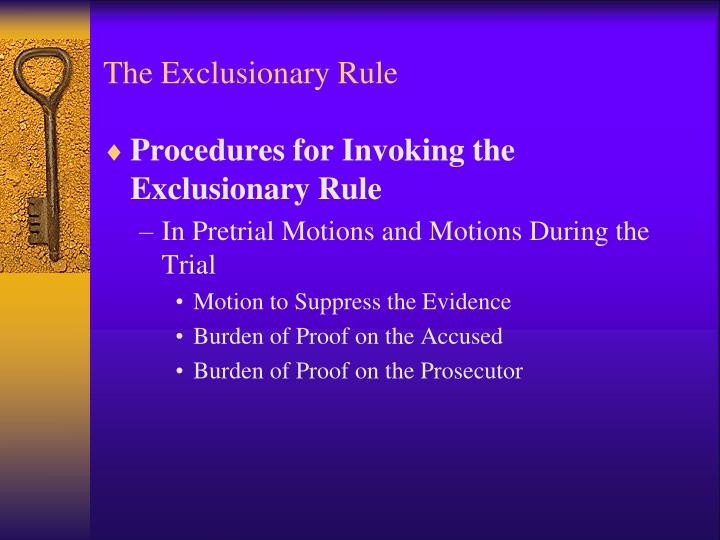 the exclusionary rule origin and implementation The fourth amendment exclusionary rule: the to the exclusionary rule will be created 6 implementation of (1914) for the history of the exclusionary rule. the exclusionary rule origin and implementation The fourth amendment exclusionary rule: the to the exclusionary rule will be created 6 implementation of (1914) for the history of the exclusionary rule.