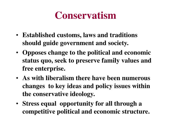 What Is Conservatism In Politics