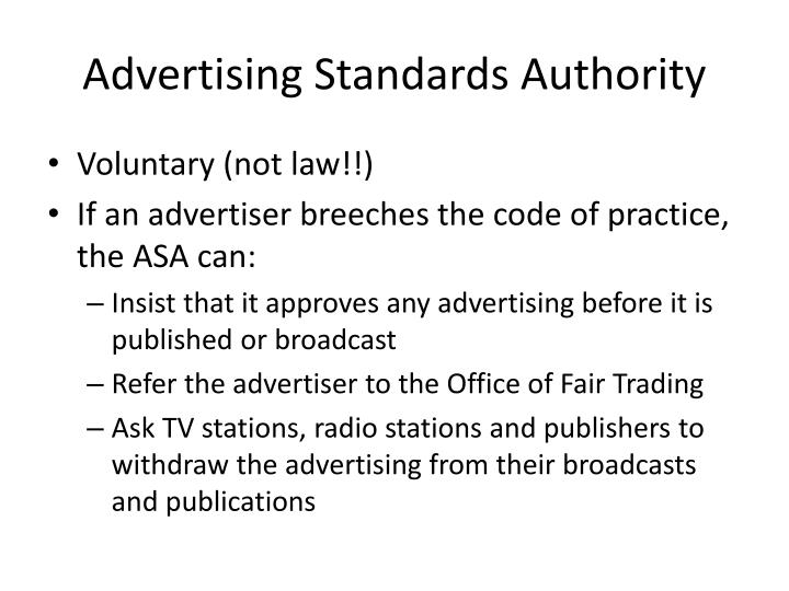 Jobs at advertising standards authority