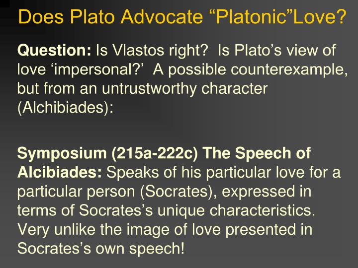 Alcibiades Speech On Ladder Of Love