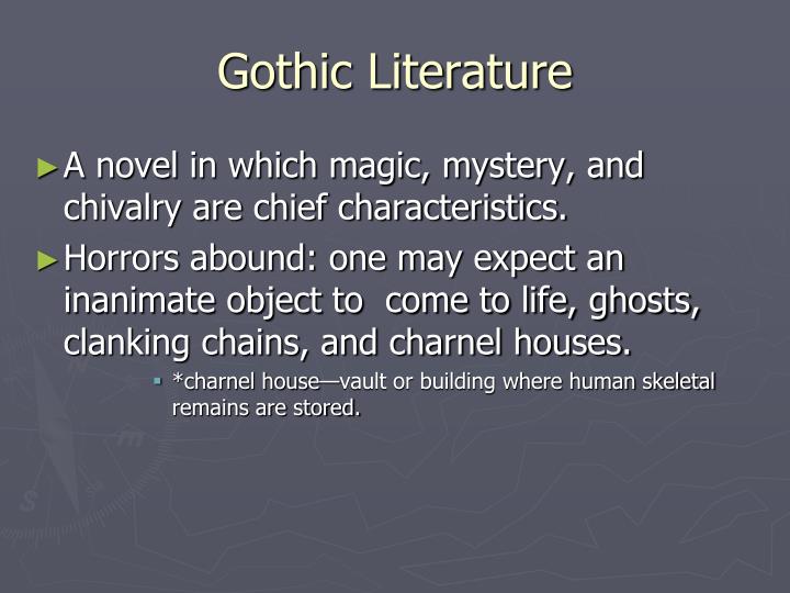 gothic literature characteristics gothic literature characteristics