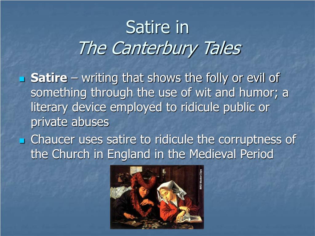 Theme Of Satire In The Canterbury Tales