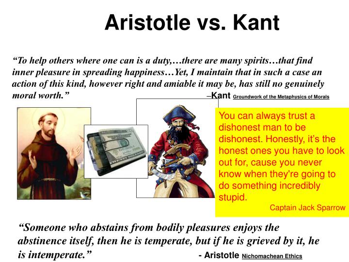 To Begin Aristotle And KantS Distinction Regarding