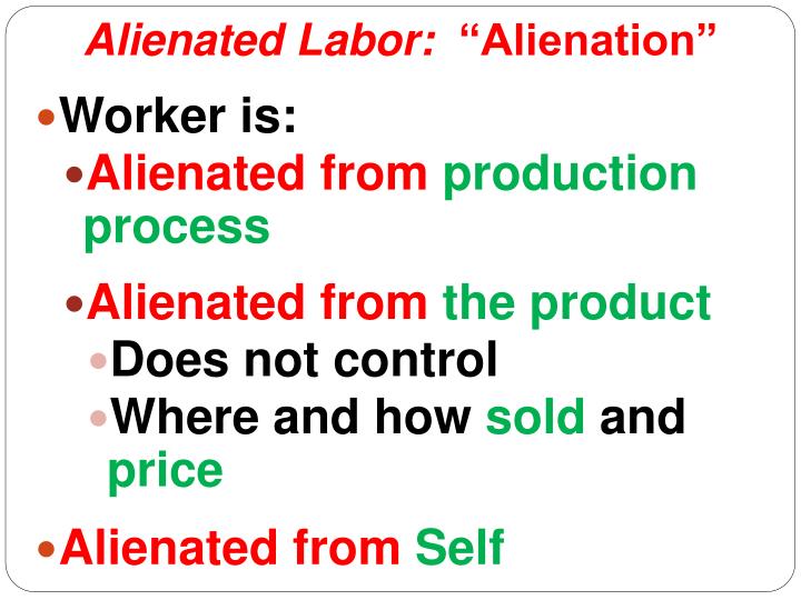 alienated labor by karl marx Can someone briefly summarize karl marx' they are alienated from: alienated labor karl marx source(s):. alienated labor by karl marx Can someone briefly summarize karl marx' they are alienated from: alienated labor karl marx source(s):.