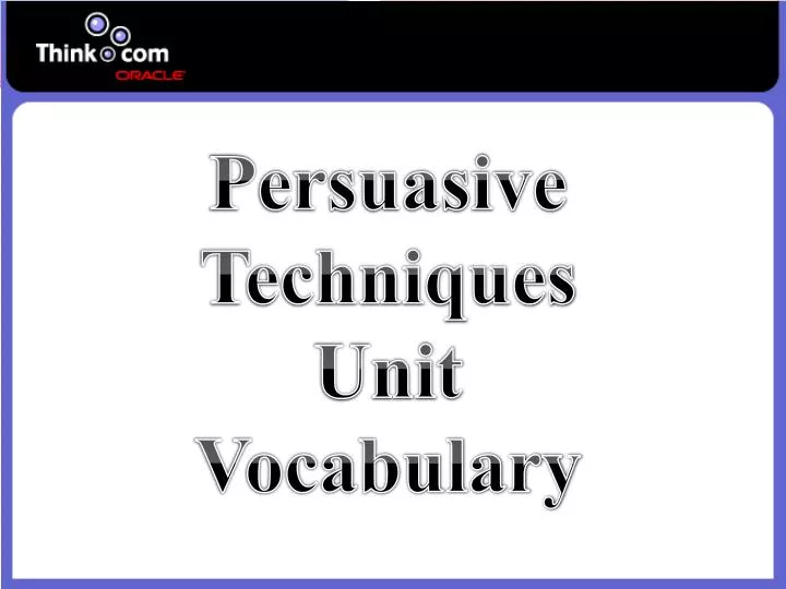 Persuasive essay ppt