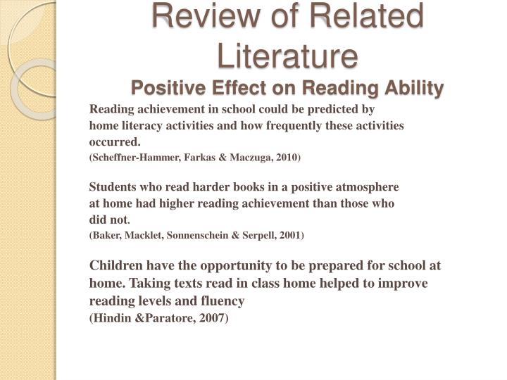 Review Of Related Literature
