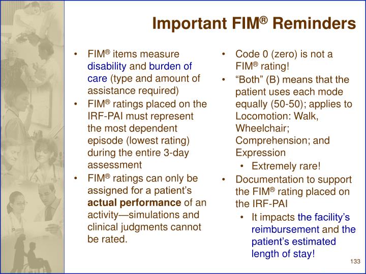 Ppt Clinical Documentation For Medical Necessity Including The Fim ® Instrument Powerpoint 5725
