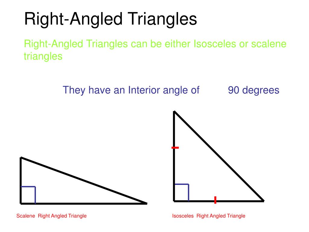 is a right triangle an isosceles triangle