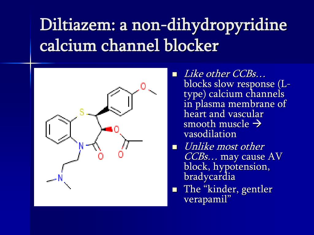 is diltiazem a calcium blocker