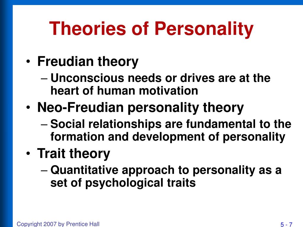 personality theory