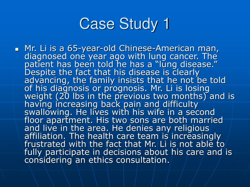 palliative care case study powerpoint Objectives understand how palliative care and ethics compliment each other verbalize strategies in working with patients and families with differing points of view acknowledge that there are tough cases that have outcomes that are not what “we” want or what “they” want. palliative care case study powerpoint Objectives understand how palliative care and ethics compliment each other verbalize strategies in working with patients and families with differing points of view acknowledge that there are tough cases that have outcomes that are not what “we” want or what “they” want.
