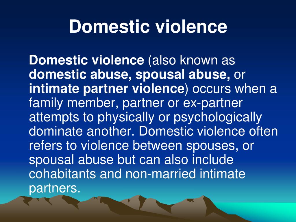 domestic violence powerpoint