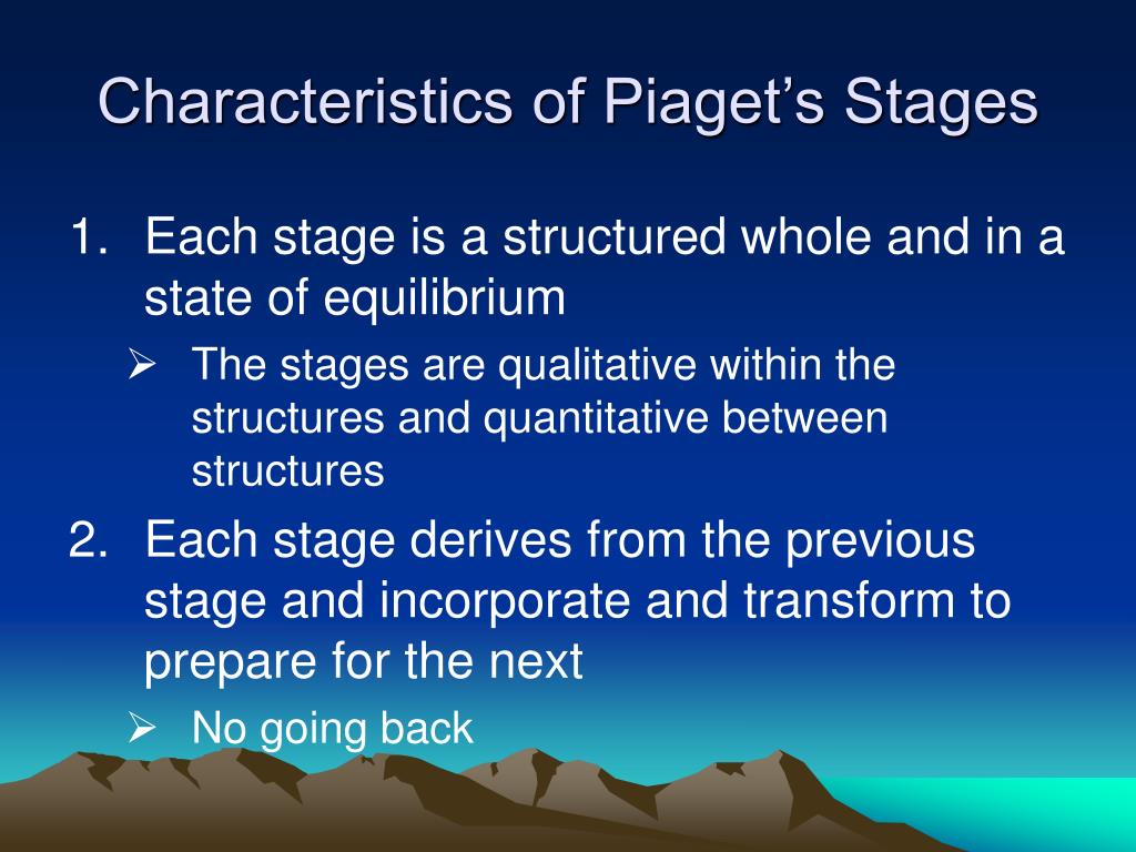 characteristics of childhood stage