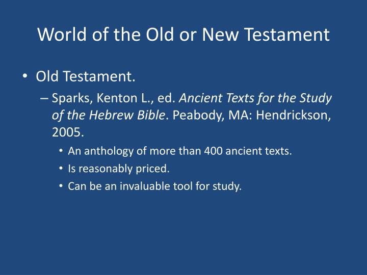 an analysis of the new testament world In his linguistic analysis of the greek new testament we benefit from his expertise porter is not only a fine scholar but also an excellent teacher and communicator porter is not only a fine scholar but also an excellent teacher and communicator. an analysis of the new testament world In his linguistic analysis of the greek new testament we benefit from his expertise porter is not only a fine scholar but also an excellent teacher and communicator porter is not only a fine scholar but also an excellent teacher and communicator.