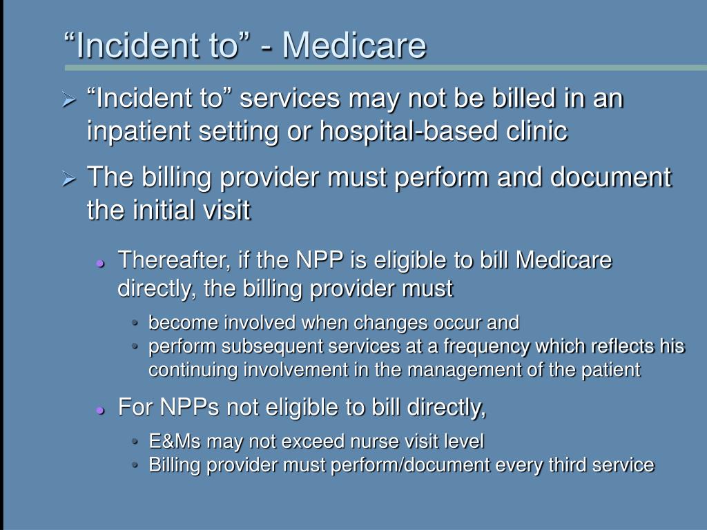 PPT Billing Nonphysician Provider Services PowerPoint Presentation