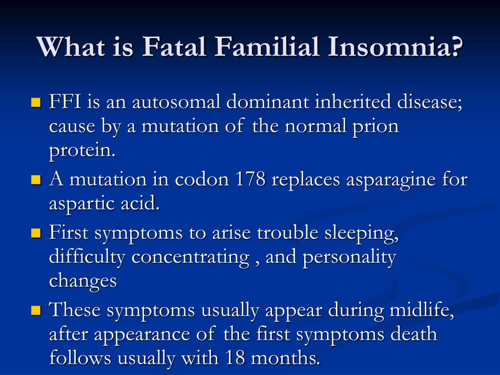 ffi disease ffi disease