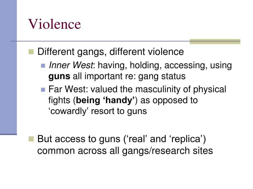 powerpoint presentation on gun violence