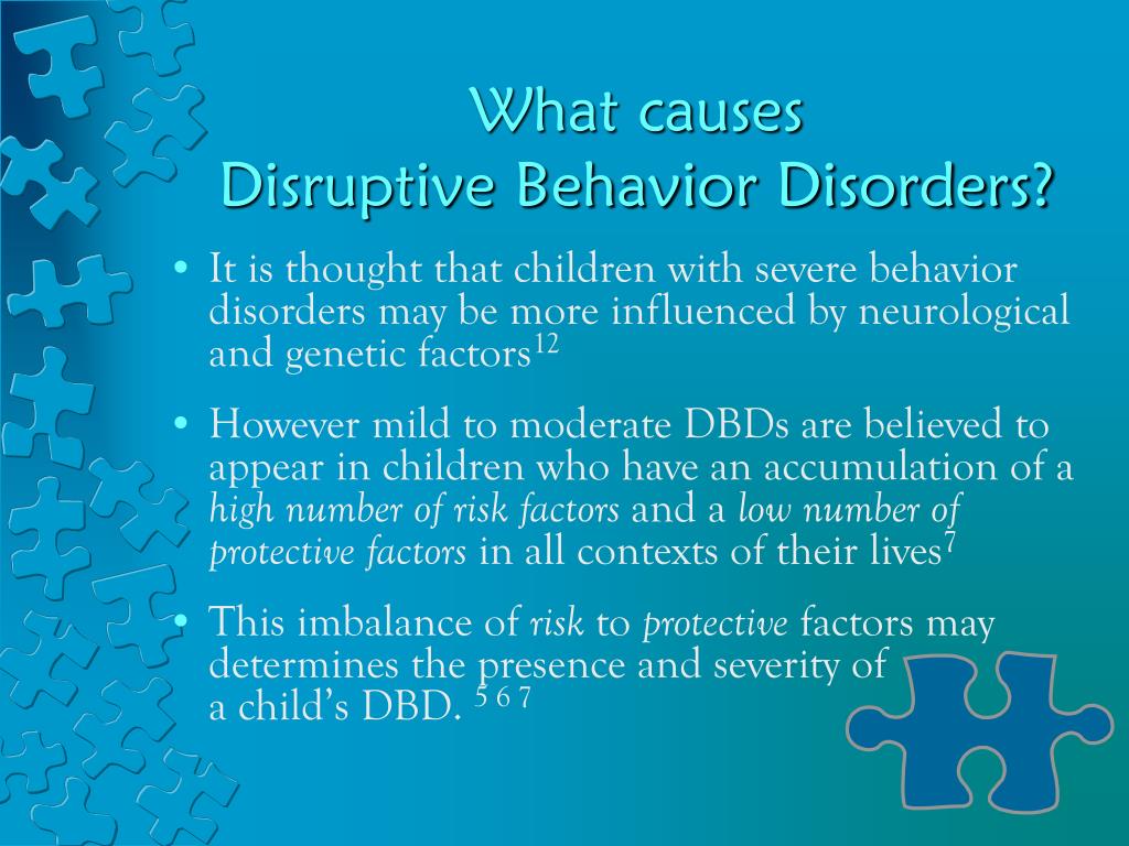 PPT - Disruptive Behavior Disorders PowerPoint ...