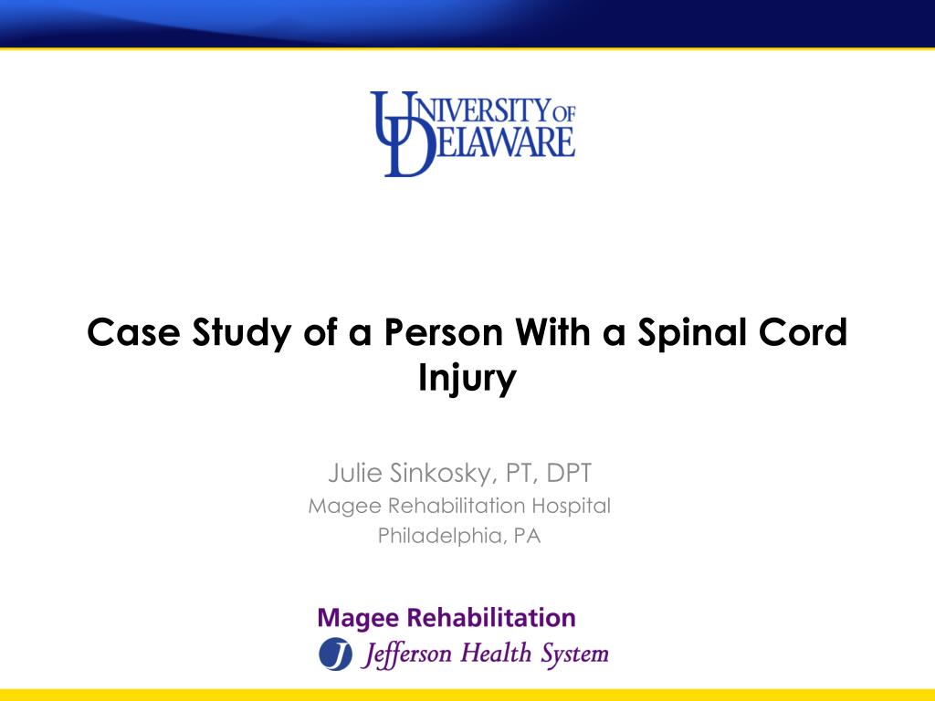 spinal cord injury case study nursing One case study involved a 23-year outcomes of spinal cord injury rehabilitation: of nursing education and care management. spinal cord injury case study nursing One case study involved a 23-year outcomes of spinal cord injury rehabilitation: of nursing education and care management.