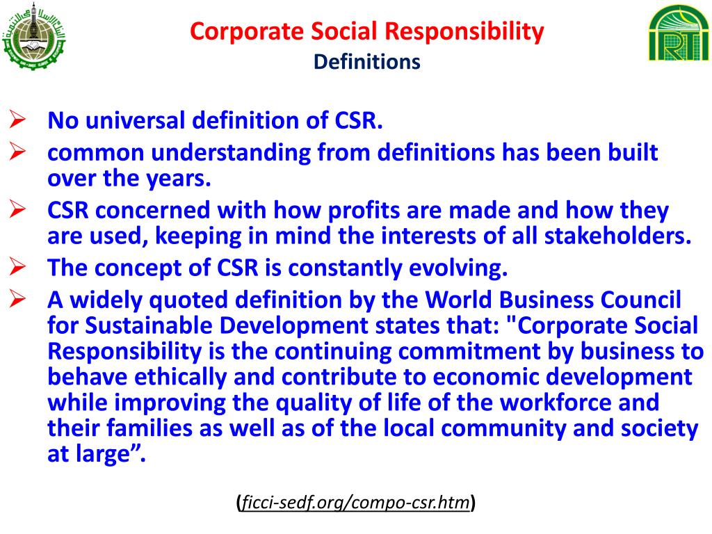 corportate social responsibility essay Corporate social responsibility means the way in which business firms integrate environmental, economic and social concerns into their culture, values, strategy, decision making and operations in an accountable and transparent manner and, therefore, leading to better creation of wealth, an improved society and better practices in the business. corportate social responsibility essay Corporate social responsibility means the way in which business firms integrate environmental, economic and social concerns into their culture, values, strategy, decision making and operations in an accountable and transparent manner and, therefore, leading to better creation of wealth, an improved society and better practices in the business.