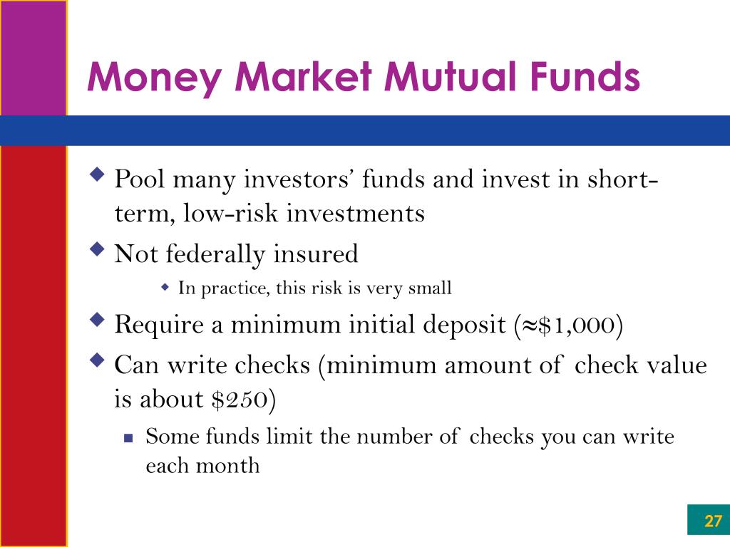 Money Market Mutual Funds Mmmf