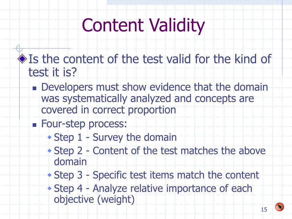 face validity refers to the extent that a test