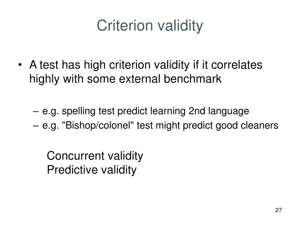 PPT Reliability Validity PowerPoint Presentation ID 211700