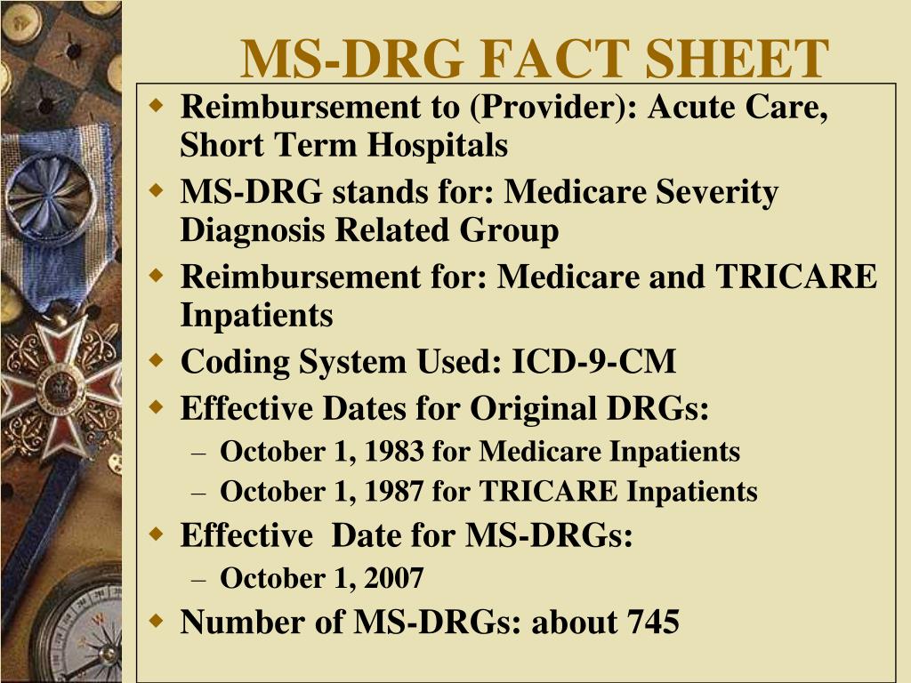 Diagnosis Related Group Codes 11