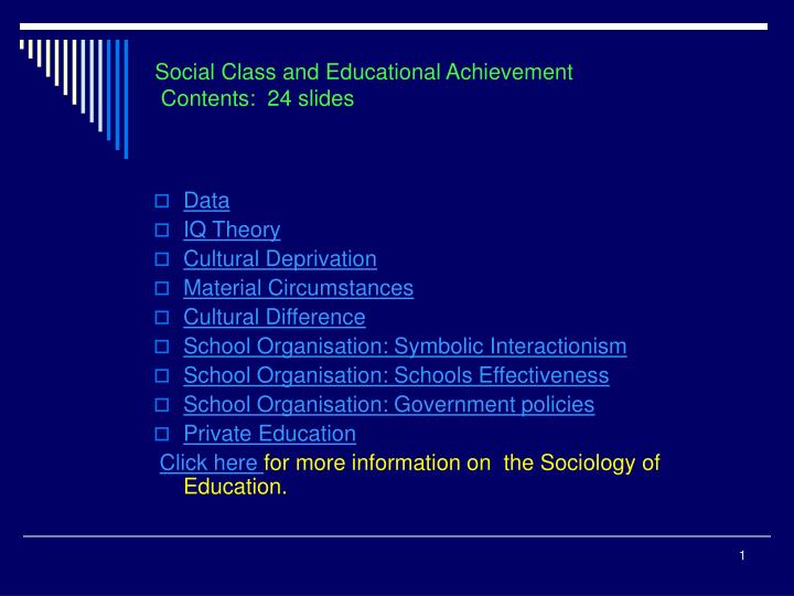 social class vs educational success Health & academics recommend on facebook tweet share compartir the academic success of america's youth is strongly linked with their health and substance use are consistently linked to poor grades and test scores and lower educational attainment 1-3. social class vs educational success Health & academics recommend on facebook tweet share compartir the academic success of america's youth is strongly linked with their health and substance use are consistently linked to poor grades and test scores and lower educational attainment 1-3.