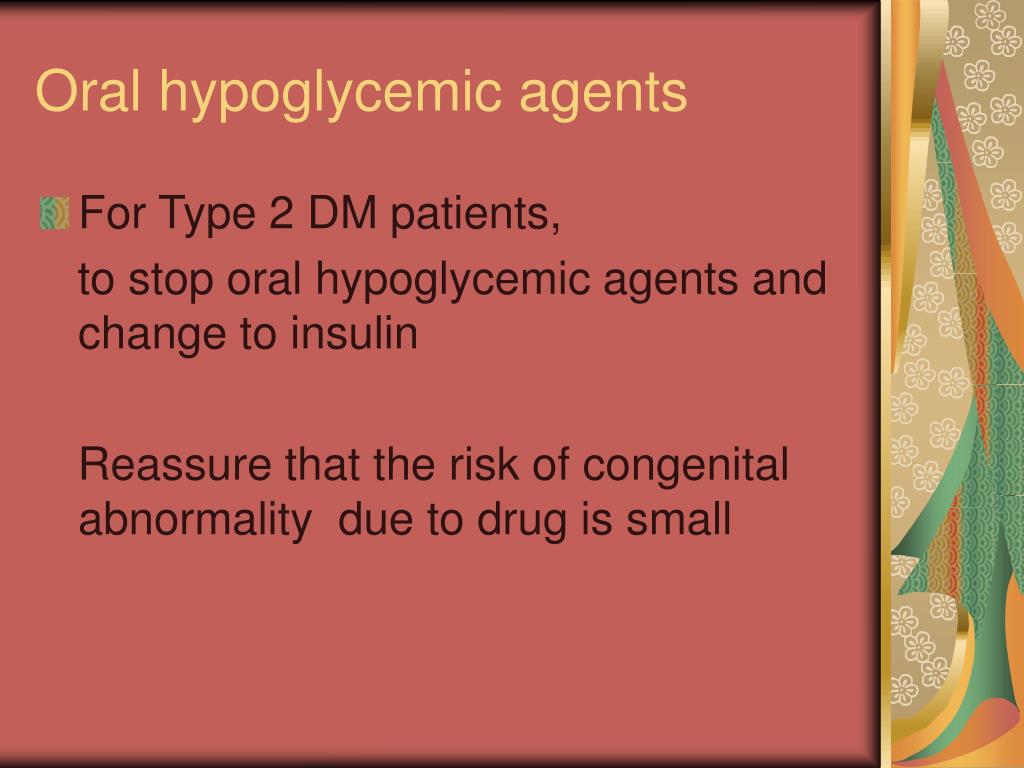 Oral Hypoglycemics In Pregnancy 77