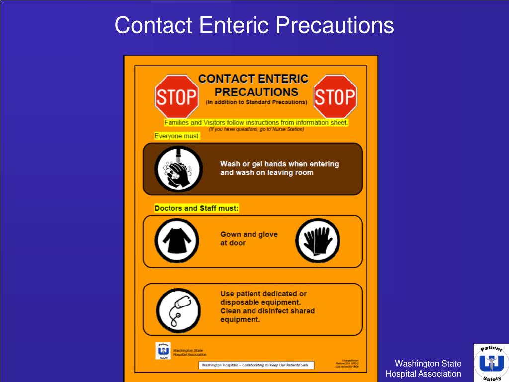 PPT Isolation Precaution Signage In Washington State PowerPoint 
