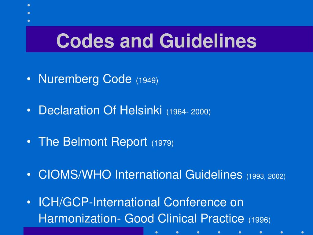 PPT Ethical Principles In Clinical Research PowerPoint Presentation 