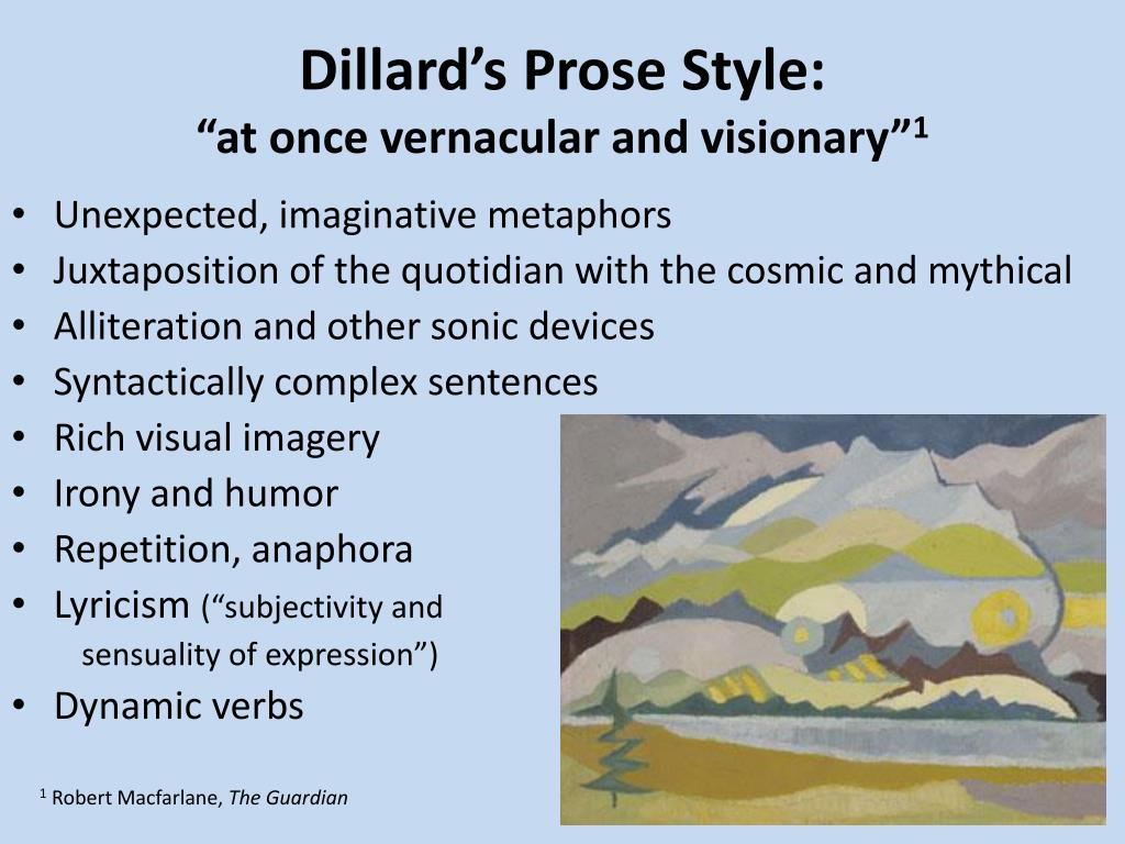 annier dillard sojourner annier dillard sojourner