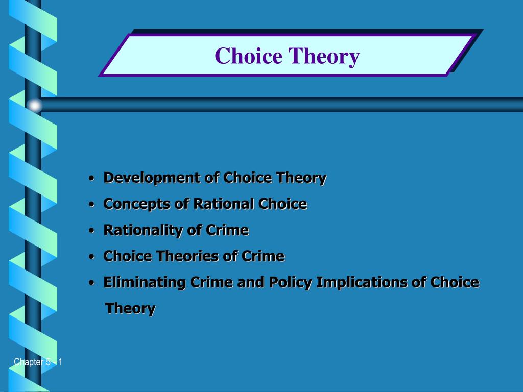 Traditional Criminological And Rational Choice Theory
