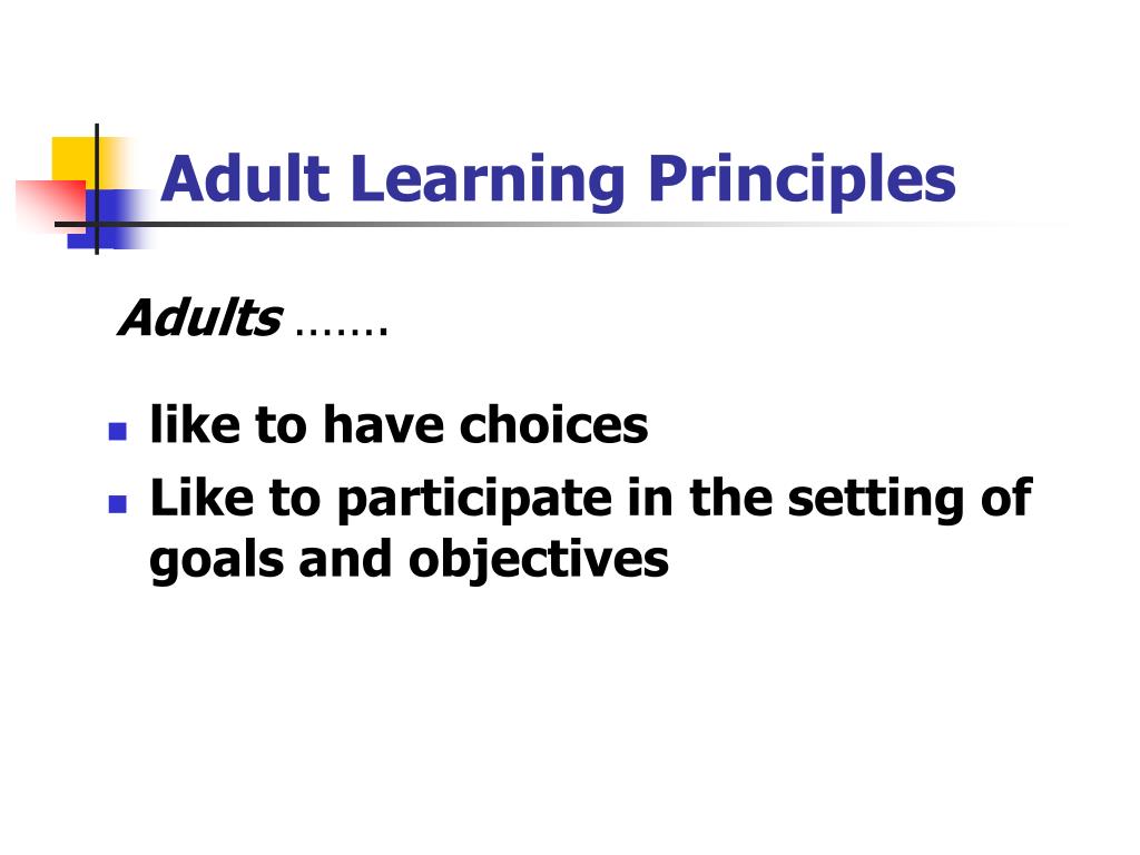 Adult Learning Principals 9