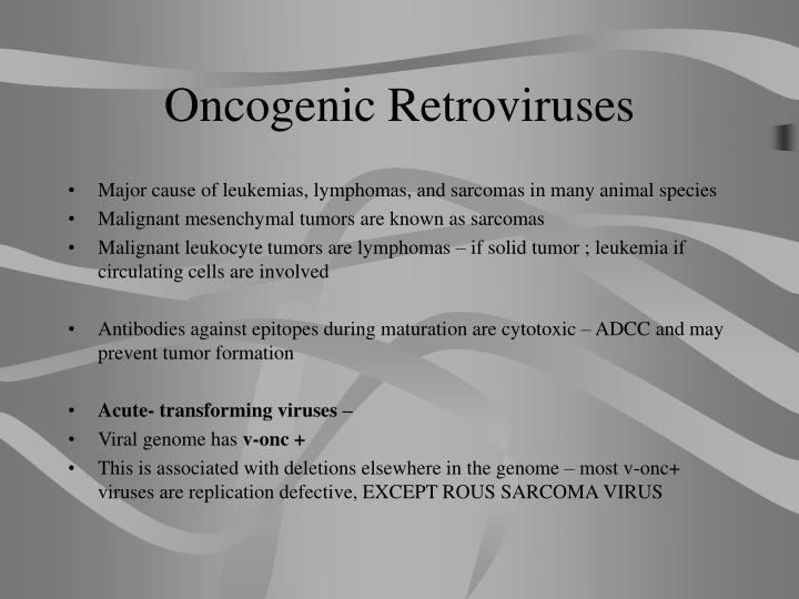 oncogenic retrovirus examples