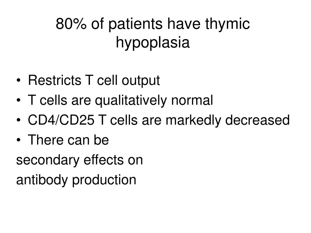 PPT syndrome still teaching us about the thymus PowerPoint