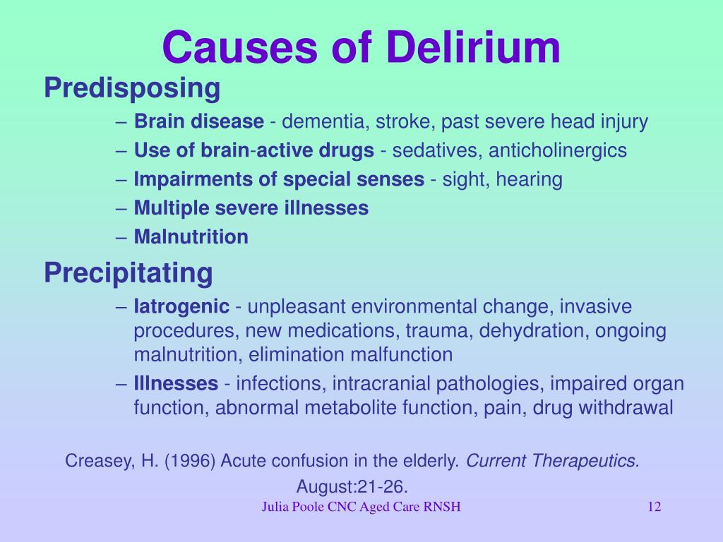 PPT - Dementia and Delirium - the unrecognised connection PowerPoint