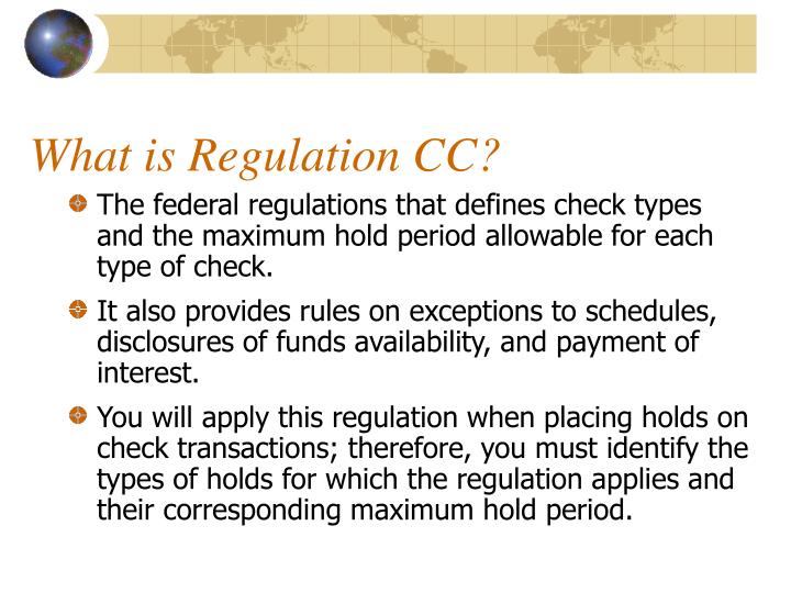 current reg cc check available