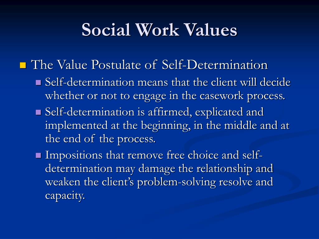 Importance Of Values In Social Work